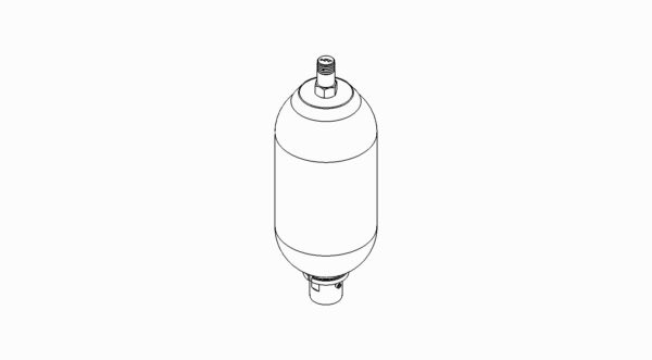 Acumulador de Bexiga de Aço Carbono – HBAC-360